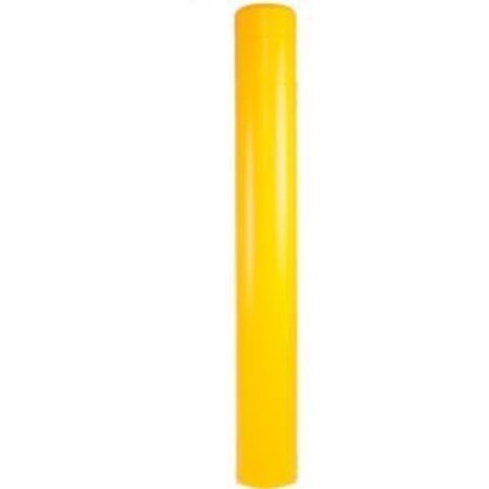 Post Guard Post Guard® Bollard Cover CL1386FF, 7" Dia. x 52"H, Yellow Without Tape CL1386FF